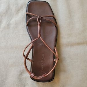 Cole Haan Country Brown Leather Greek Sandals - Size 10